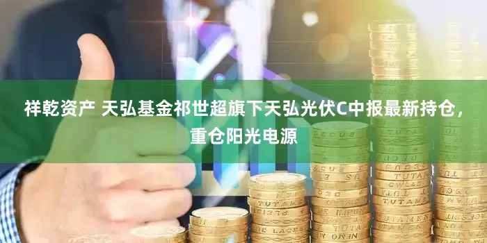 祥乾资产 天弘基金祁世超旗下天弘光伏C中报最新持仓，重仓阳光电源
