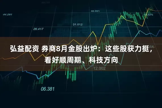 弘益配资 券商8月金股出炉：这些股获力挺，看好顺周期、科技方向