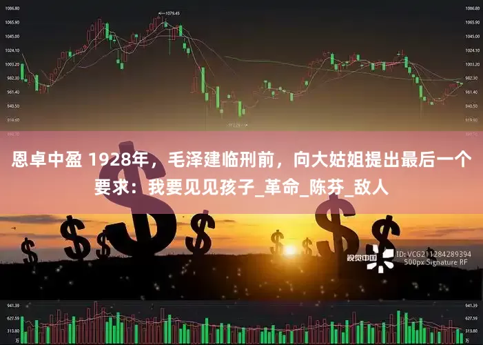 恩卓中盈 1928年，毛泽建临刑前，向大姑姐提出最后一个要求：我要见见孩子_革命_陈芬_敌人
